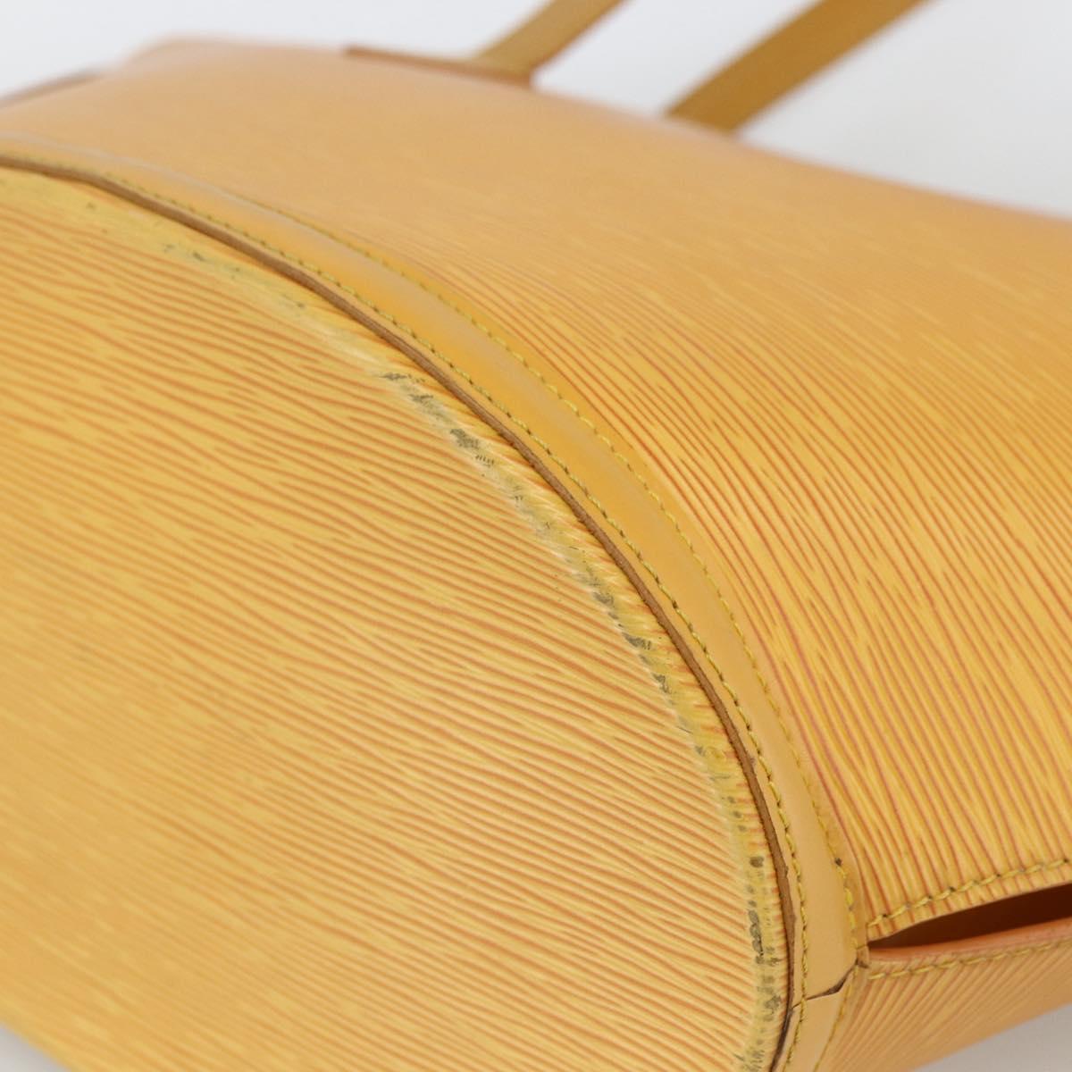 LOUIS VUITTON Epi Saint Jacques Shopping Shoulder Bag Yellow M52269 Auth LNZ549