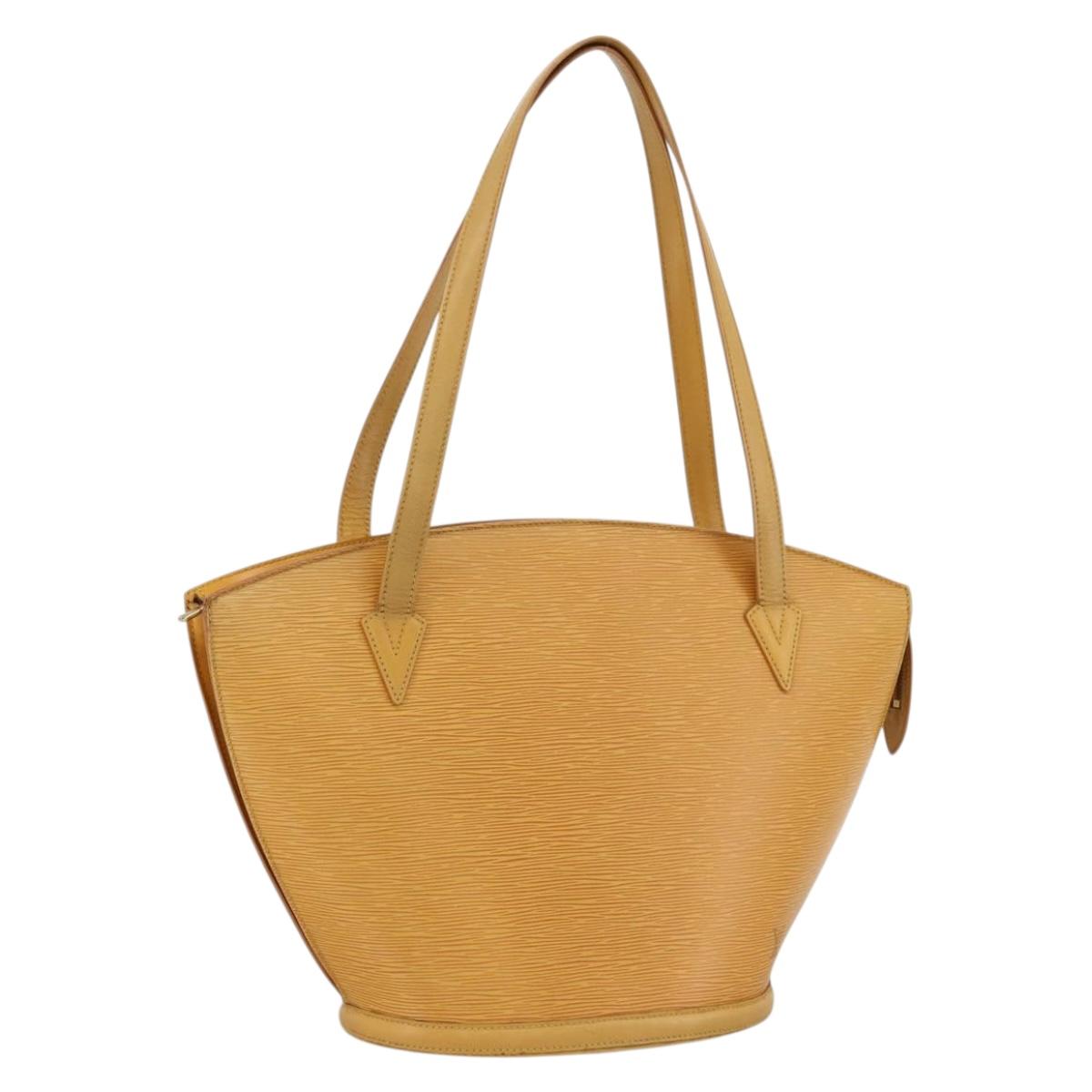 LOUIS VUITTON Epi Saint Jacques Shopping Shoulder Bag Yellow M52269 Auth LNZ549