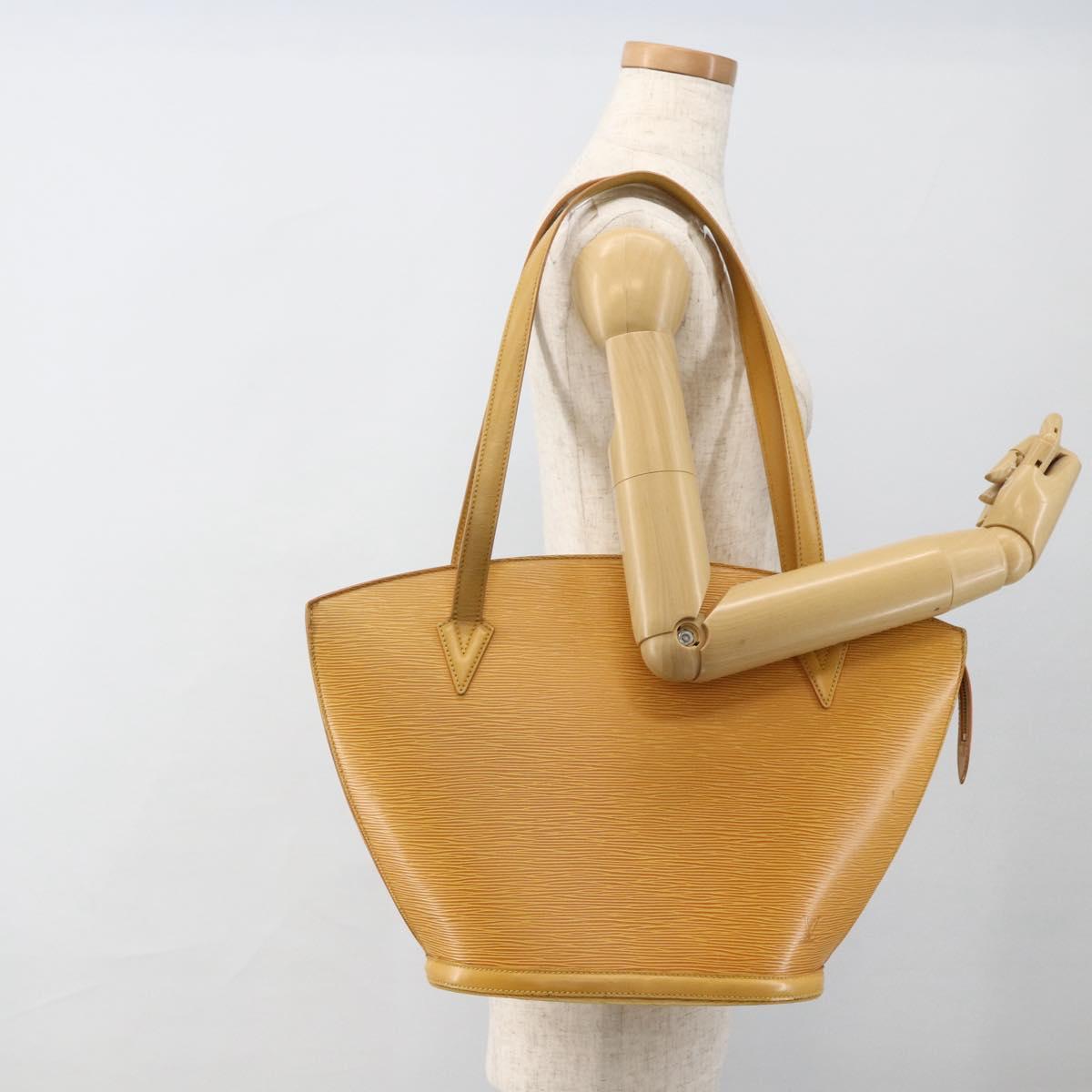 LOUIS VUITTON Epi Saint Jacques Shopping Shoulder Bag Yellow M52269 Auth LNZ549
