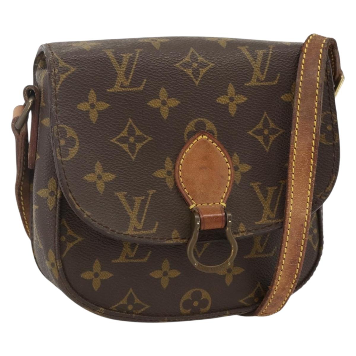 LOUIS VUITTON Monogram Saint Cloud PM Shoulder Bag M51244 LV Auth LNZ568