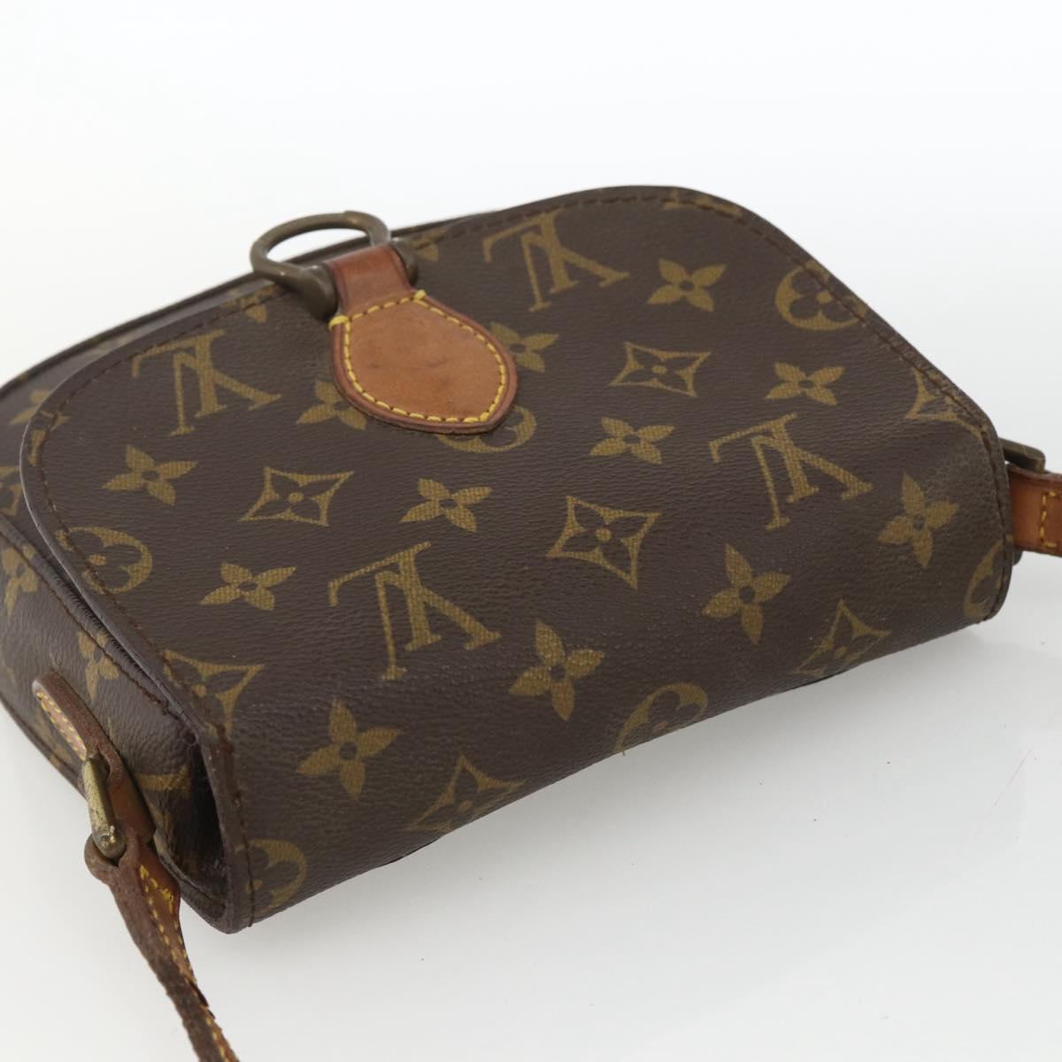 LOUIS VUITTON Monogram Saint Cloud PM Shoulder Bag M51244 LV Auth LNZ568