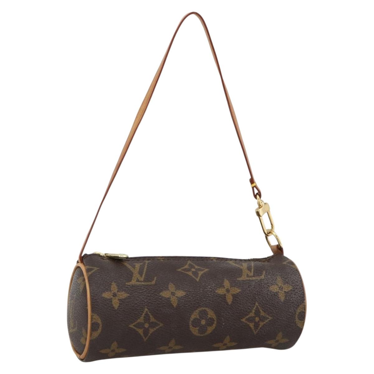 LOUIS VUITTON Monogram Papillon Pouch LV Auth LNZ576
