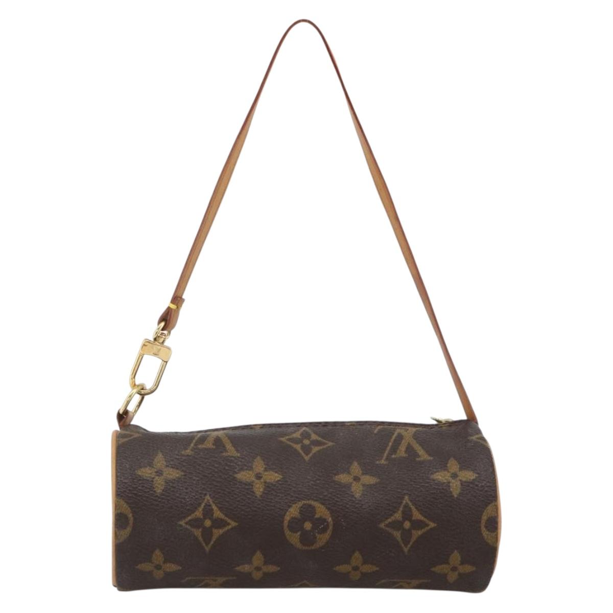 LOUIS VUITTON Monogram Papillon Pouch LV Auth LNZ576