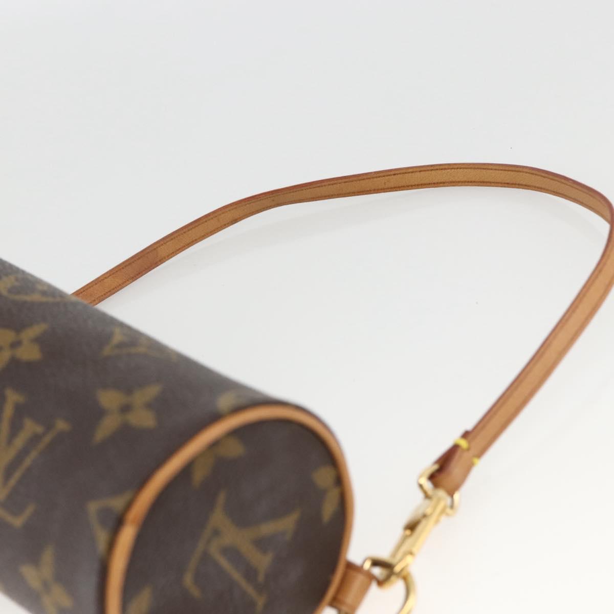 LOUIS VUITTON Monogram Papillon Pouch LV Auth LNZ576