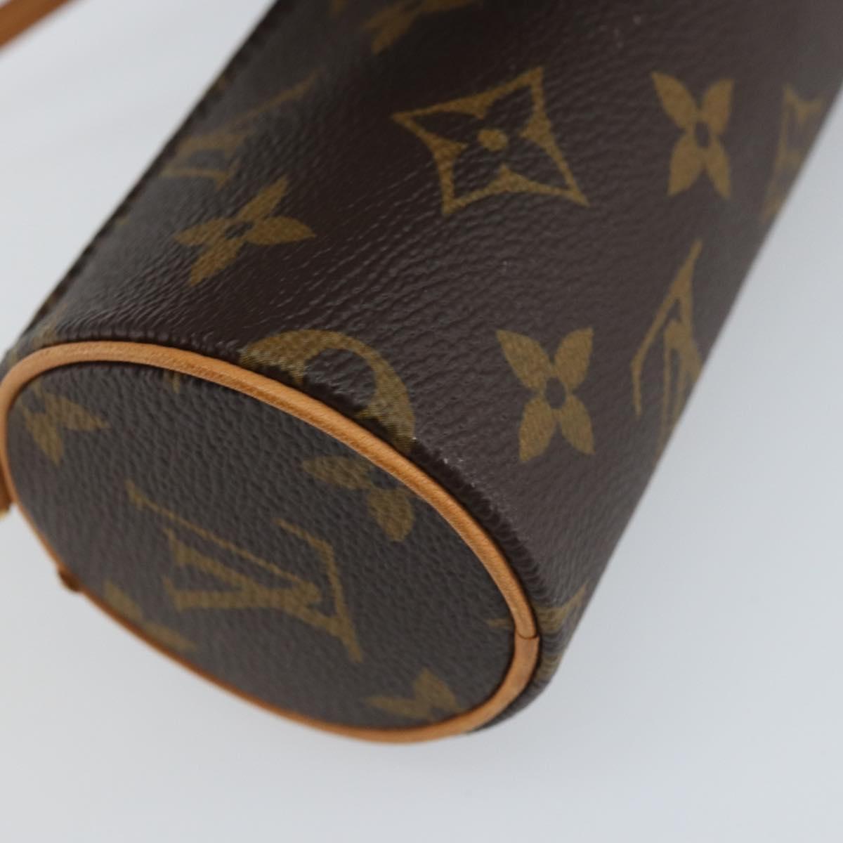 LOUIS VUITTON Monogram Papillon Pouch LV Auth LNZ579