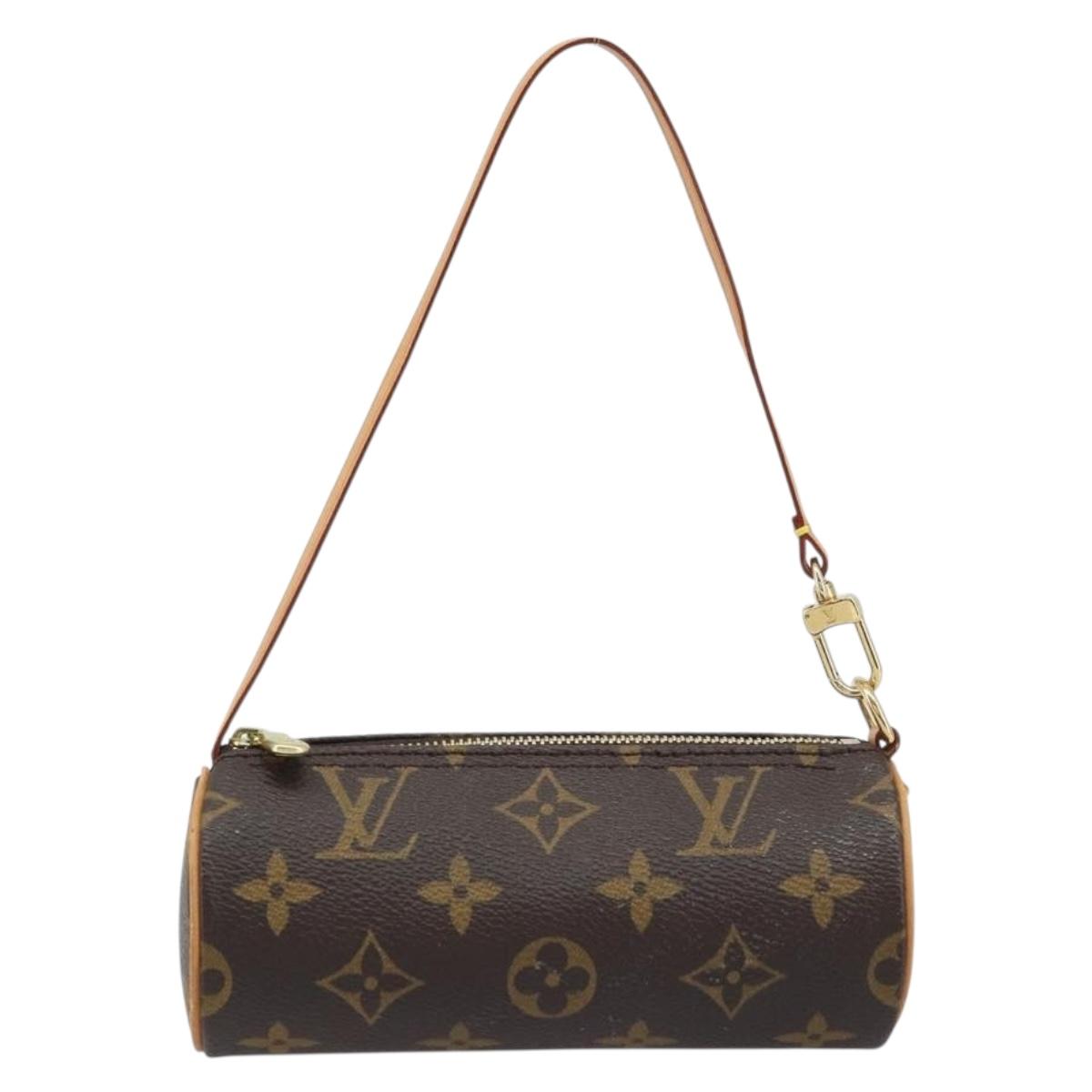 LOUIS VUITTON Monogram Papillon Pouch LV Auth LNZ579