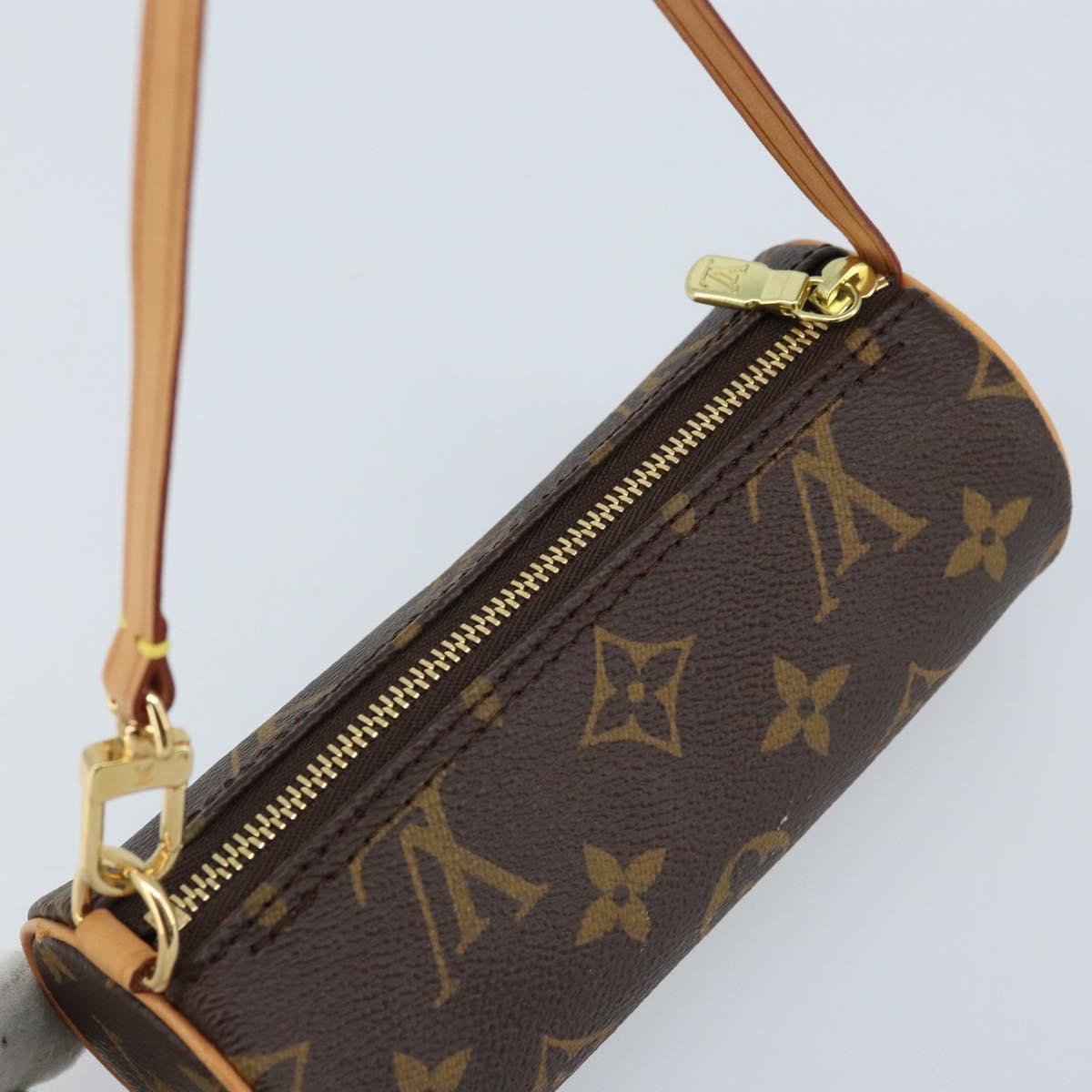 LOUIS VUITTON Monogram Papillon Pouch LV Auth LNZ579