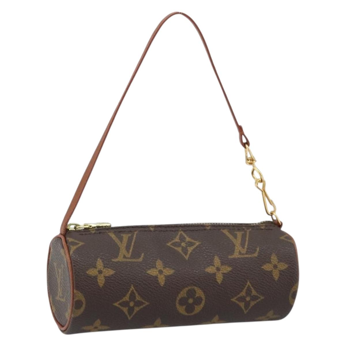 LOUIS VUITTON Monogram Papillon Pouch LV Auth LNZ580