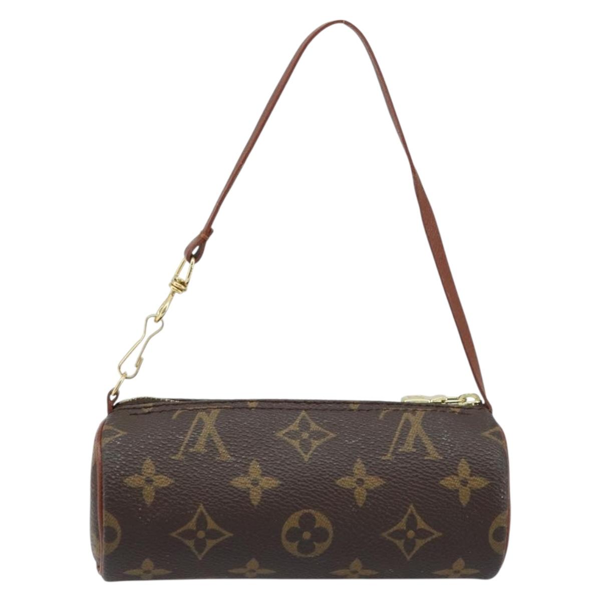LOUIS VUITTON Monogram Papillon Pouch LV Auth LNZ582
