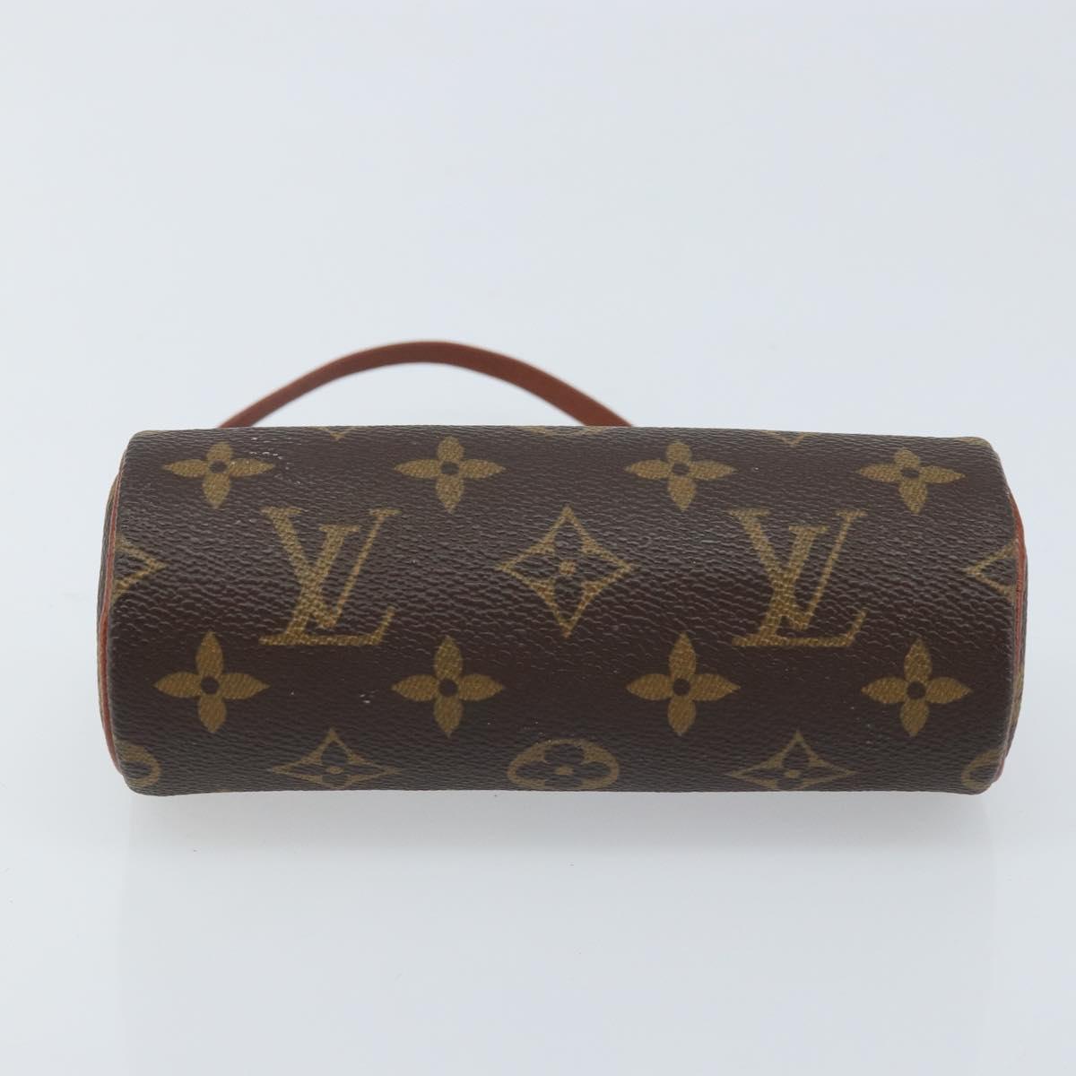 LOUIS VUITTON Monogram Papillon Pouch LV Auth LNZ582