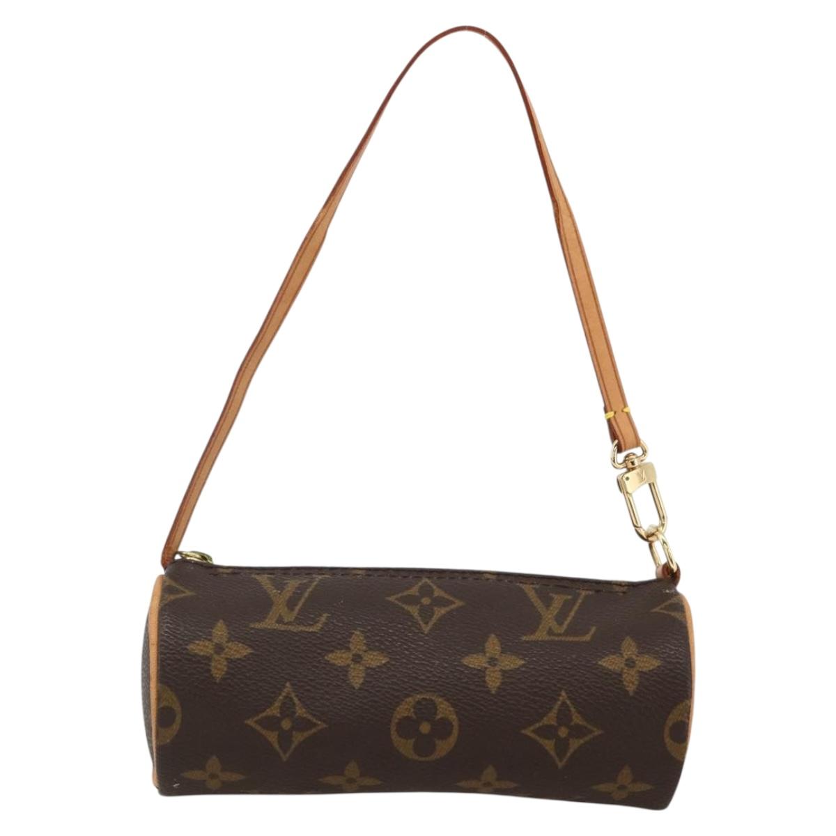 LOUIS VUITTON Monogram Papillon Pouch LV Auth LNZ583