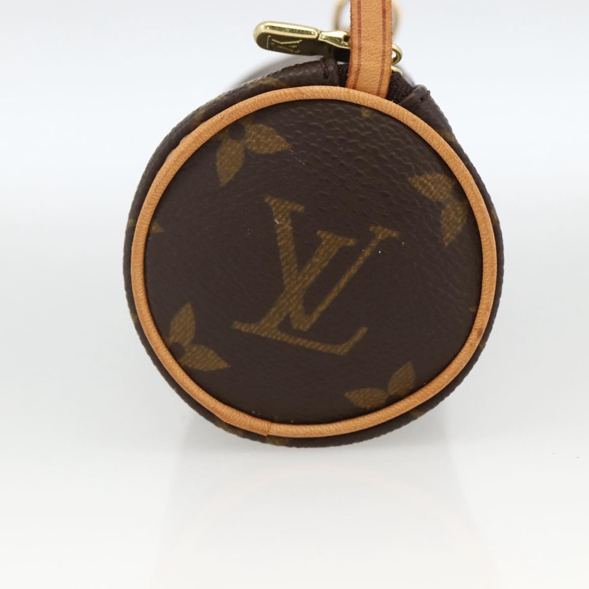 LOUIS VUITTON Monogram Papillon Pouch LV Auth LNZ583