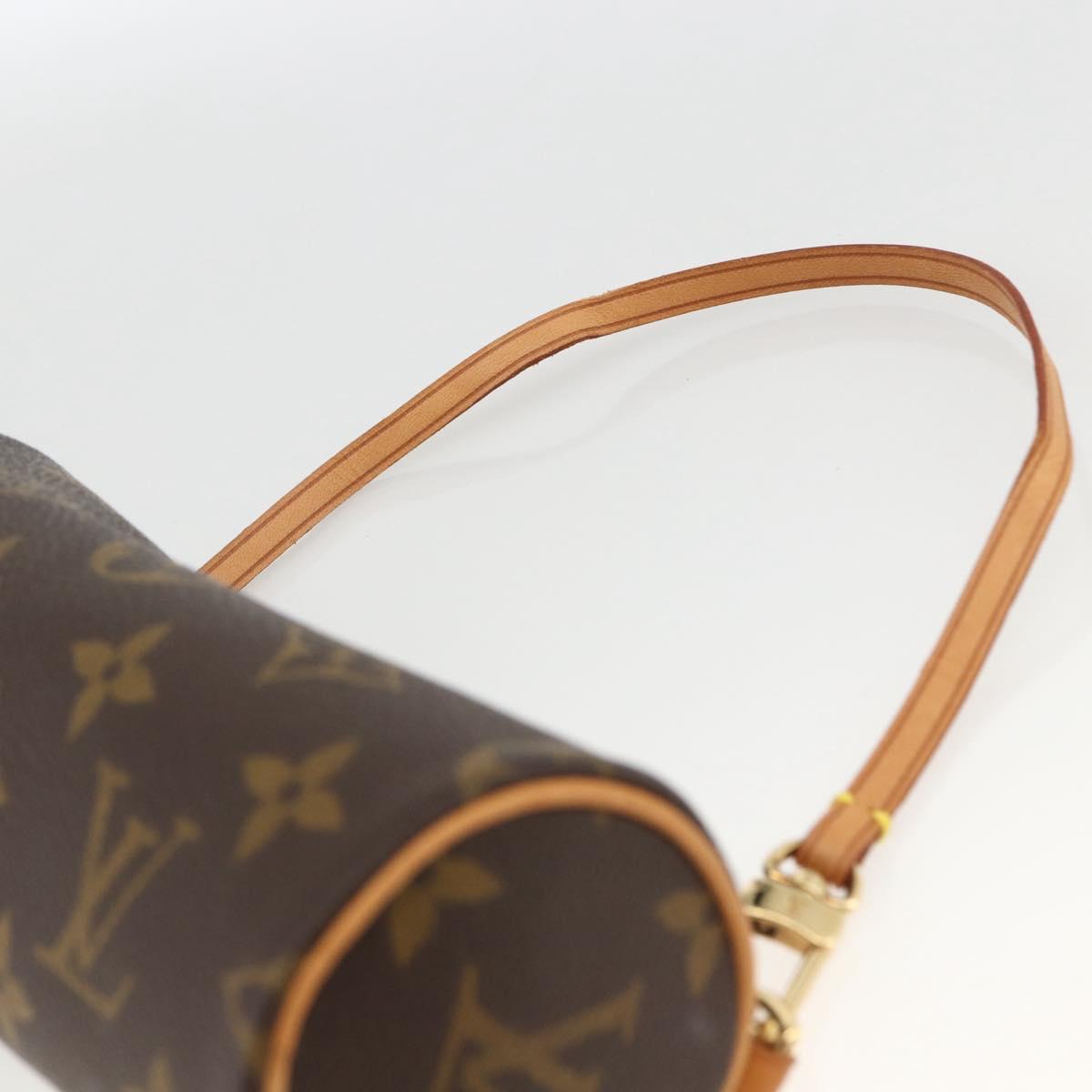 LOUIS VUITTON Monogram Papillon Pouch LV Auth LNZ583