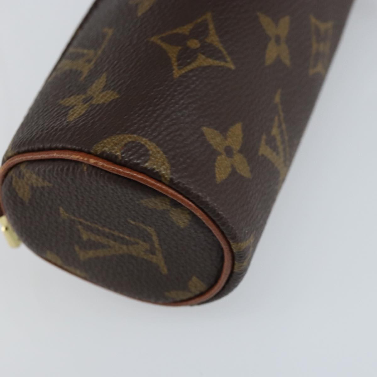 LOUIS VUITTON Monogram Papillon Pouch LV Auth LNZ584
