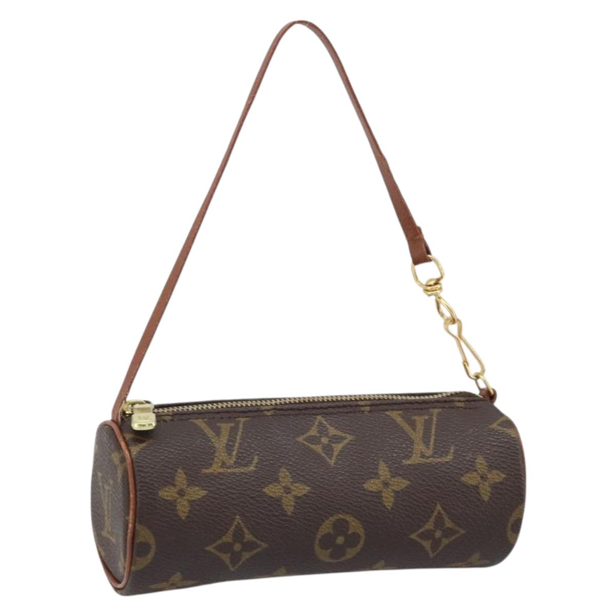 LOUIS VUITTON Monogram Papillon Pouch LV Auth LNZ584