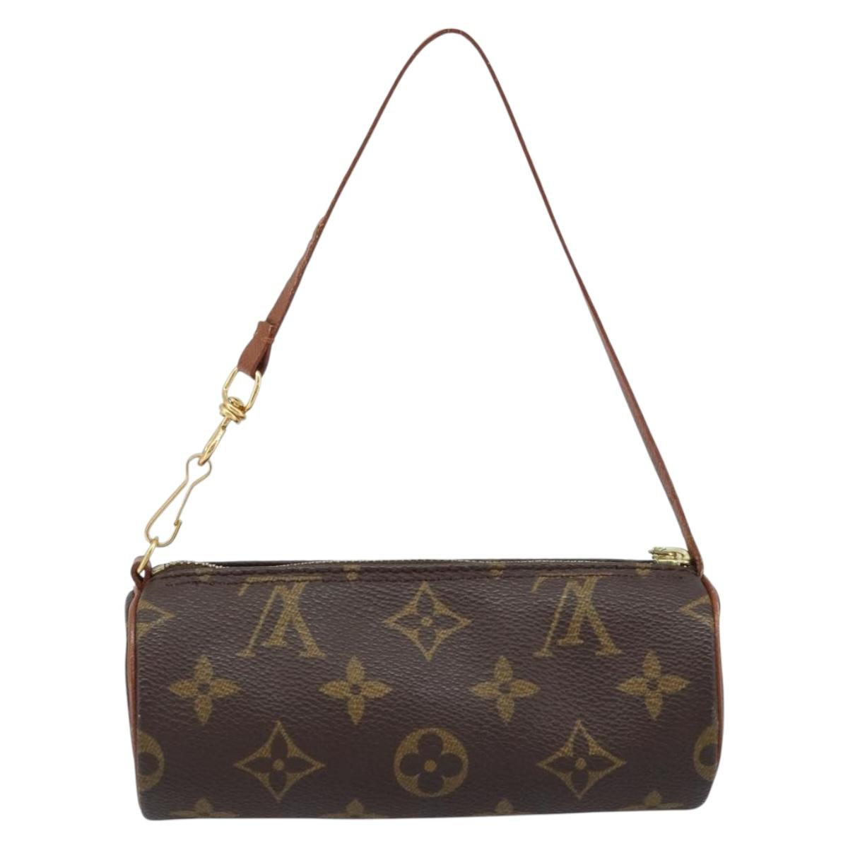 LOUIS VUITTON Monogram Papillon Pouch LV Auth LNZ584