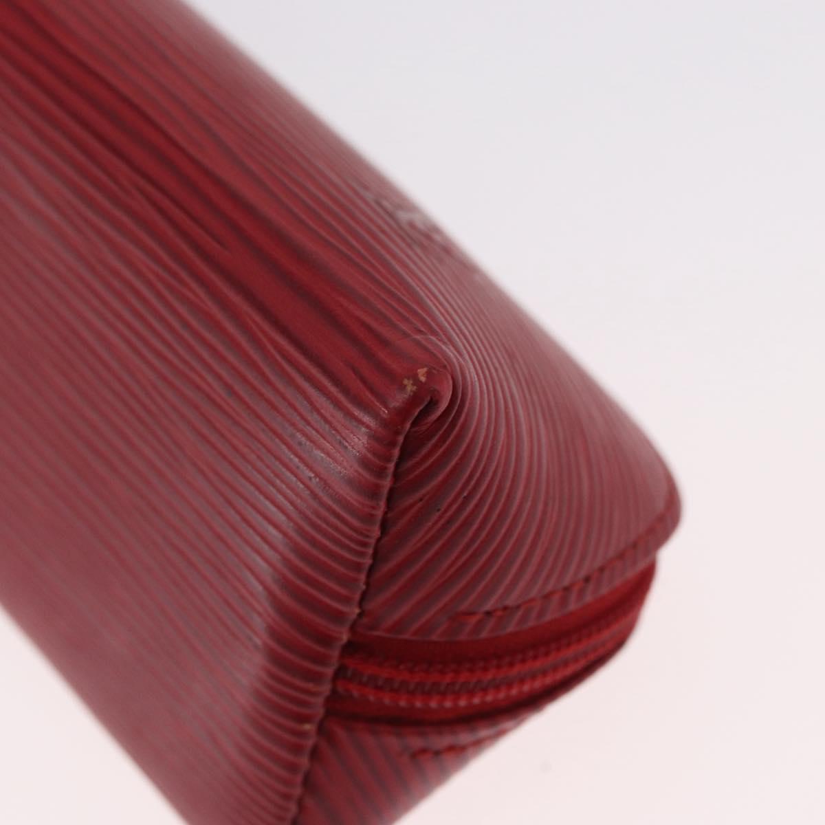 LOUIS VUITTON Epi Trousse Crayons Pen Case Red M56547 LV Auth LNZ612