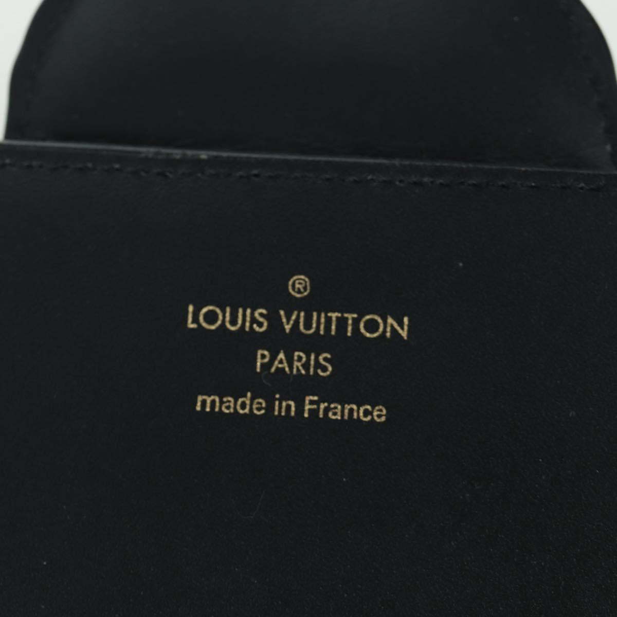 LOUIS VUITTON Epi Dog Card Holder Card Case Black M63897 LV Auth LNZ614SAM