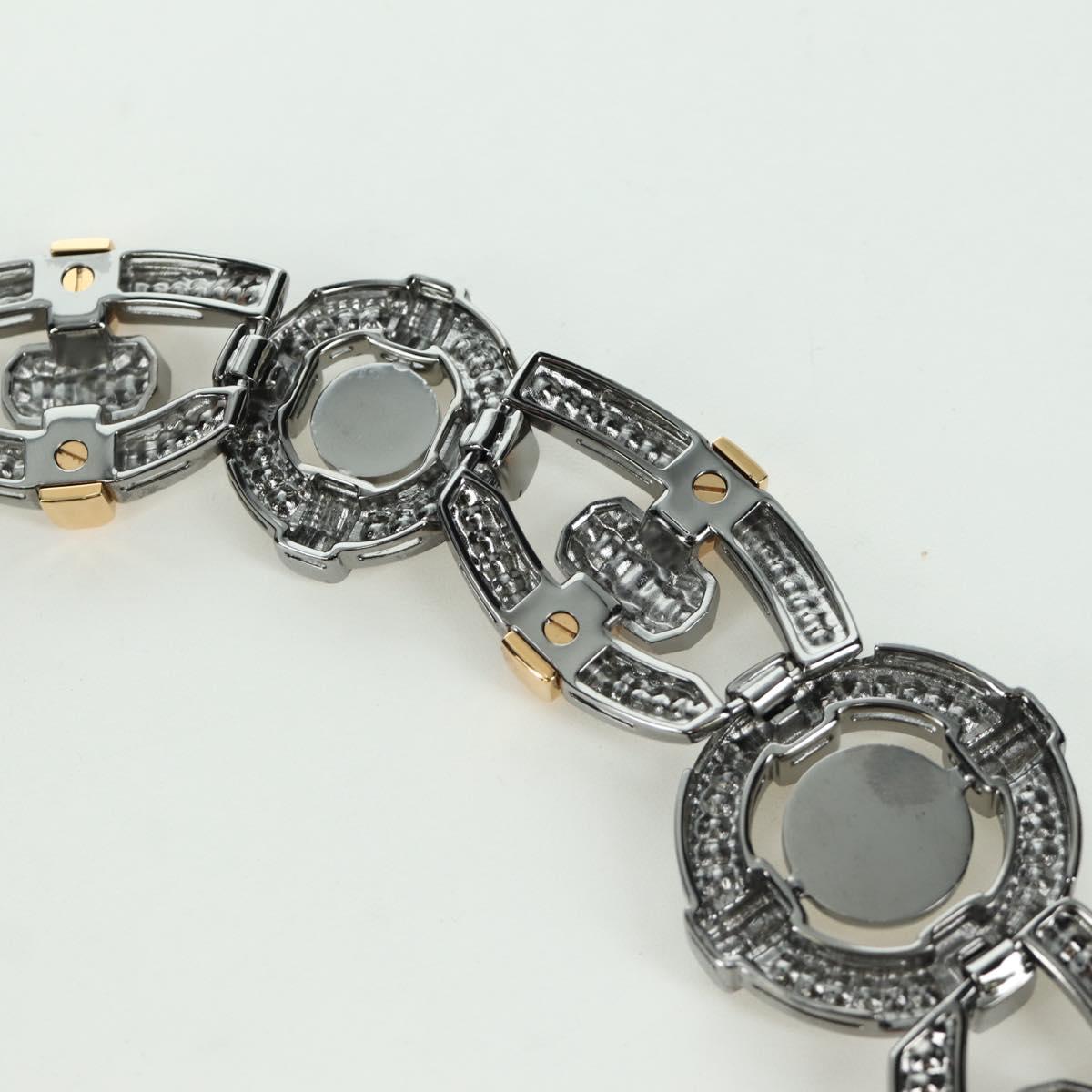 LOUIS VUITTON Collier LV Windsor metal Silver Tone MP2199 LV Auth LNZ615SM