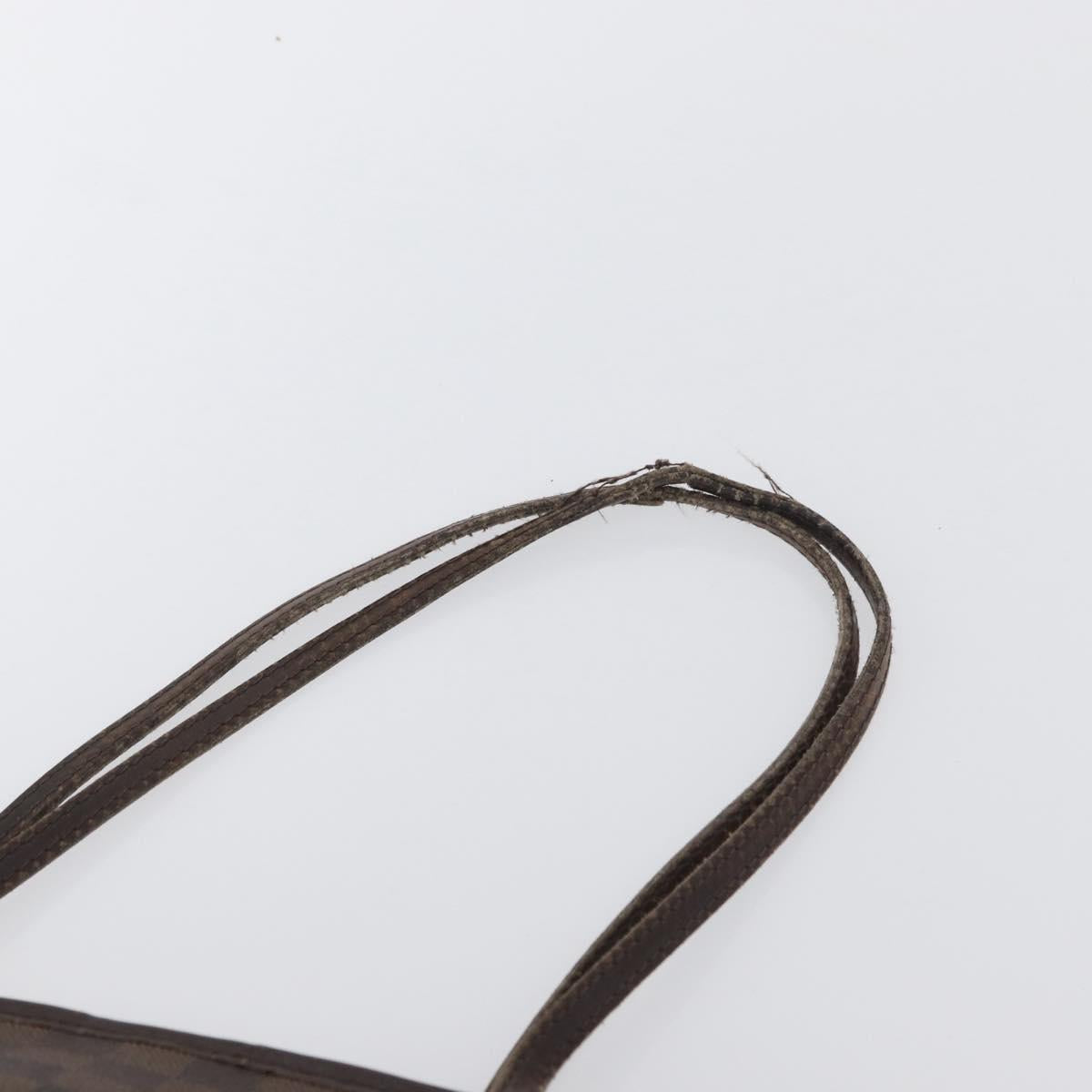 LOUIS VUITTON Damier Ebene Neverfull GM Tote Bag N51106 LV Auth LNZ627