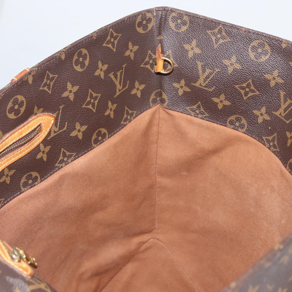 LOUIS VUITTON Monogram Sac Shopping Tote Bag M51108 LV Auth LNZ646