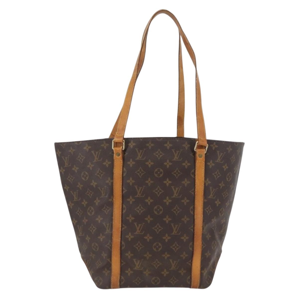 LOUIS VUITTON Monogram Sac Shopping Tote Bag M51108 LV Auth LNZ646