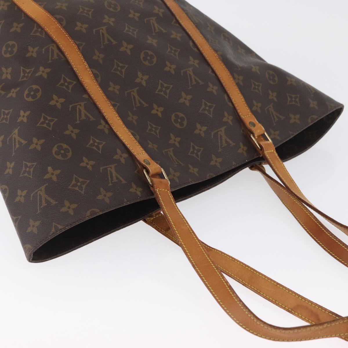 LOUIS VUITTON Monogram Sac Shopping Tote Bag M51108 LV Auth LNZ646