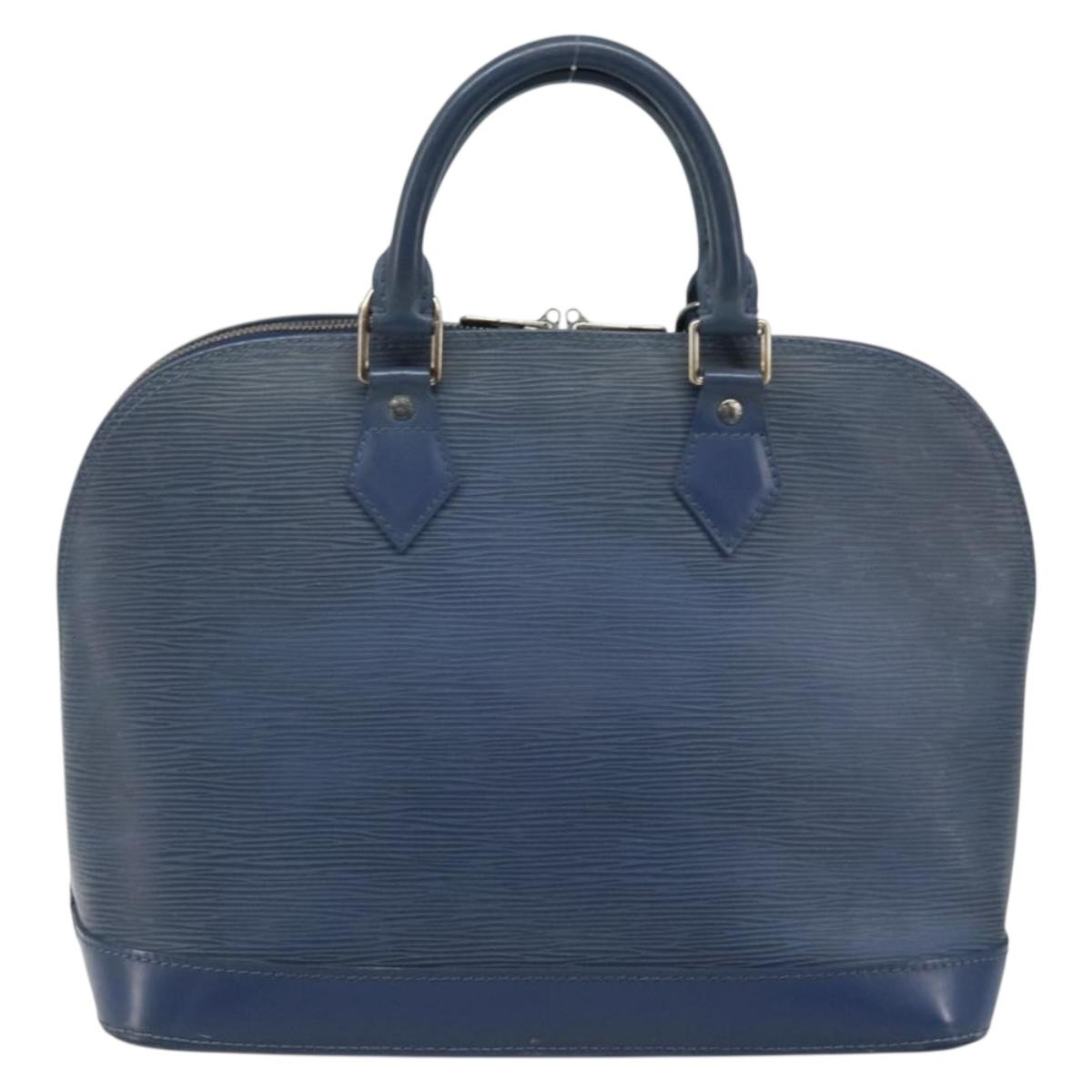LOUIS VUITTON Epi Alma Hand Bag Myrtille M5214G LV Auth LNZ653A