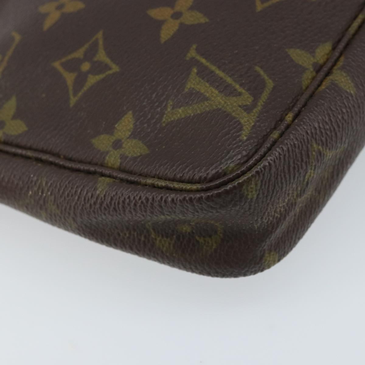 LOUIS VUITTON Monogram Pochette Accessoires Pouch M51980 LV Auth LNZ666