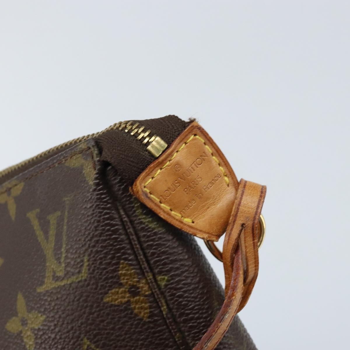 LOUIS VUITTON Monogram Pochette Accessoires Pouch M51980 LV Auth LNZ666