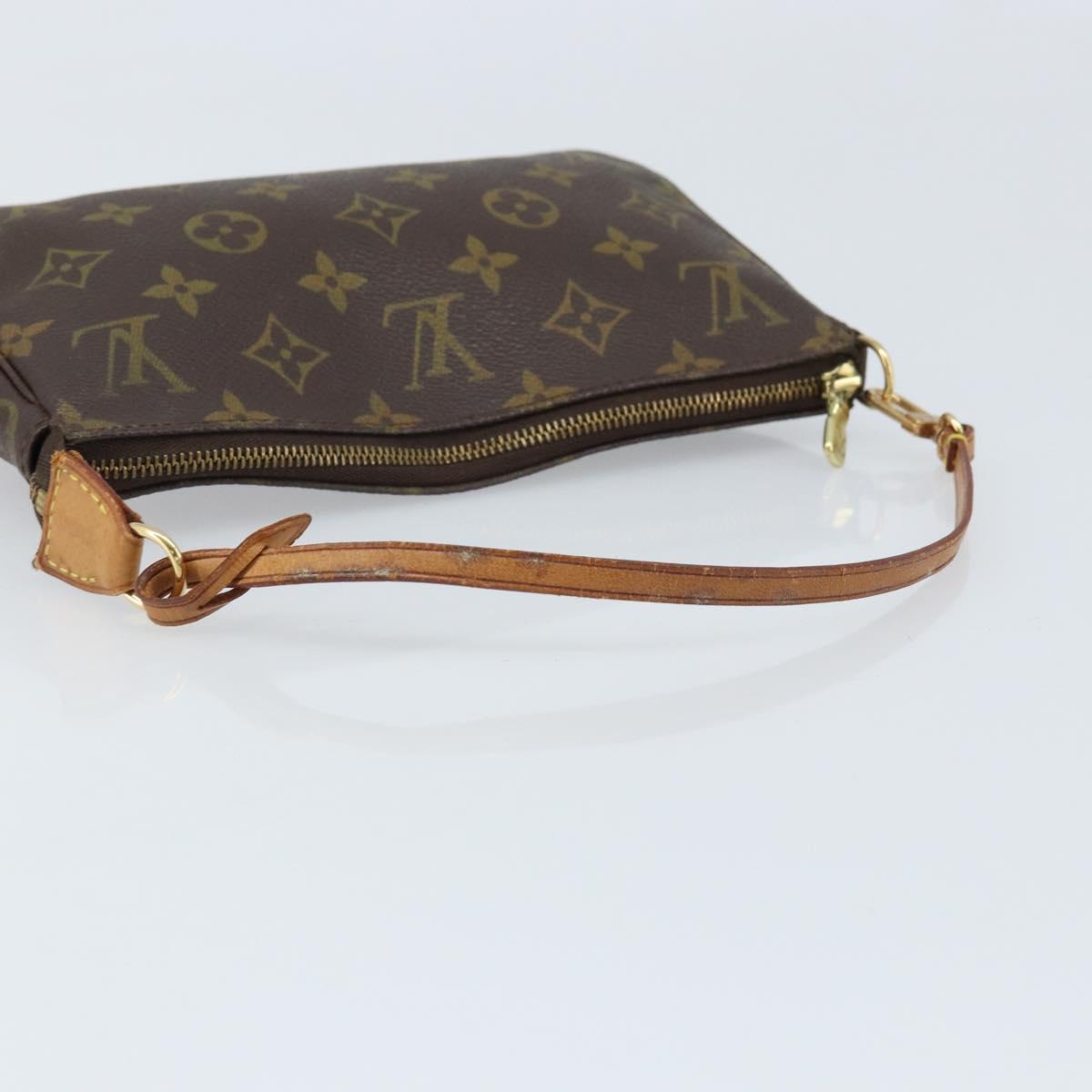 LOUIS VUITTON Monogram Pochette Accessoires Pouch M51980 LV Auth LNZ666