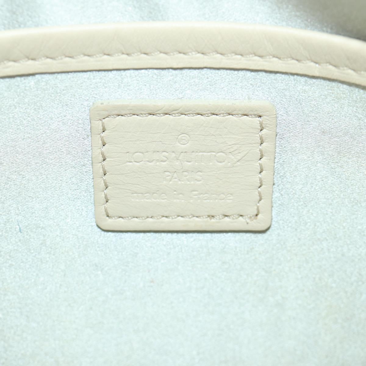 LOUIS VUITTON Monogram Shine Chain McKenna Bag Silver M92362 LV Auth LNZ672V