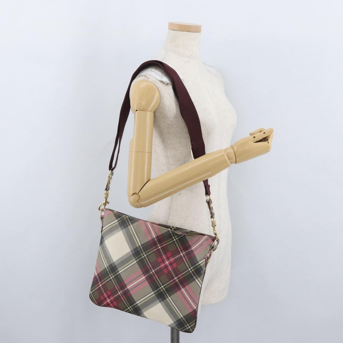 Vivienne Westwood Shoulder Bag PVC Pink Gold Auth LNZ673A