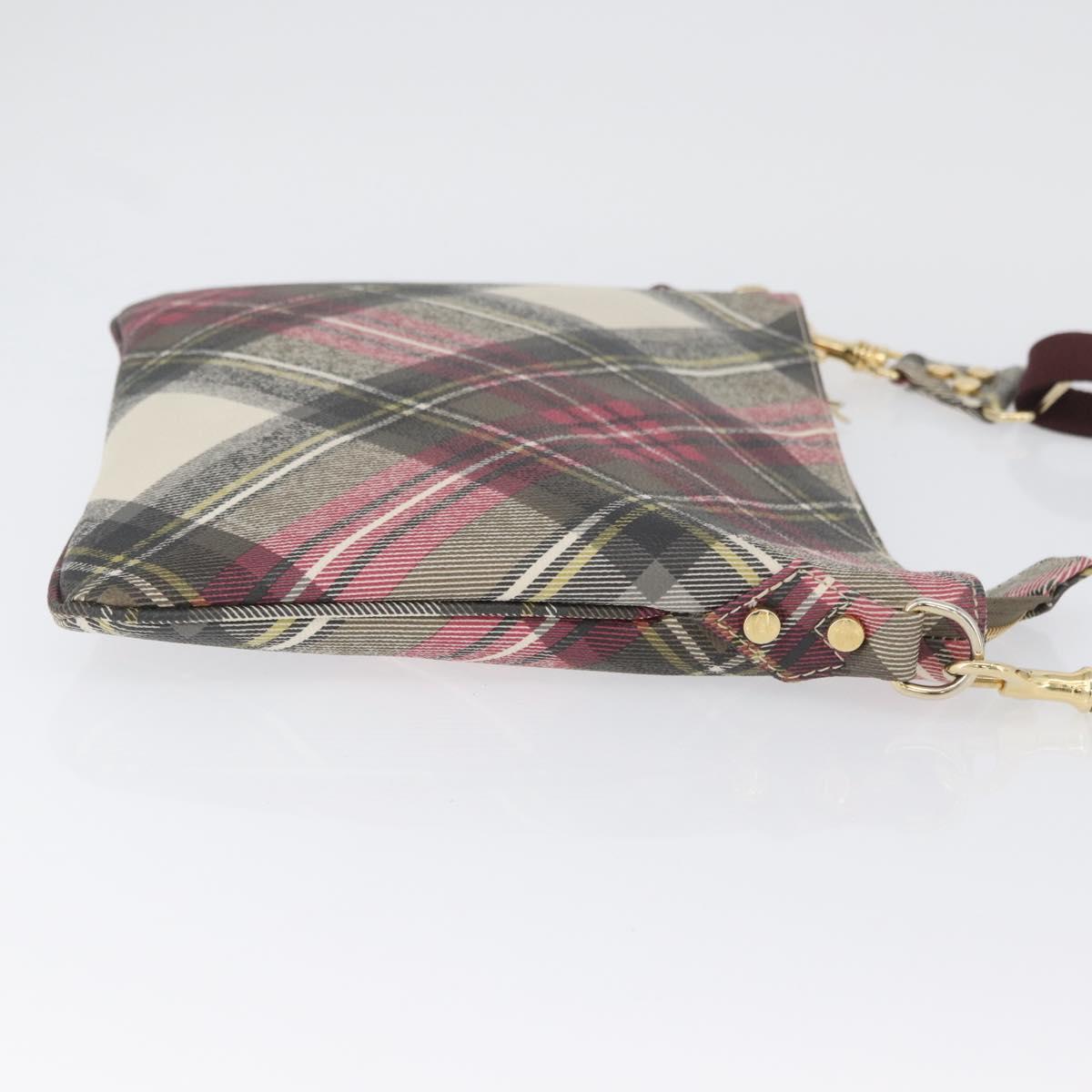 Vivienne Westwood Shoulder Bag PVC Pink Gold Auth LNZ673A