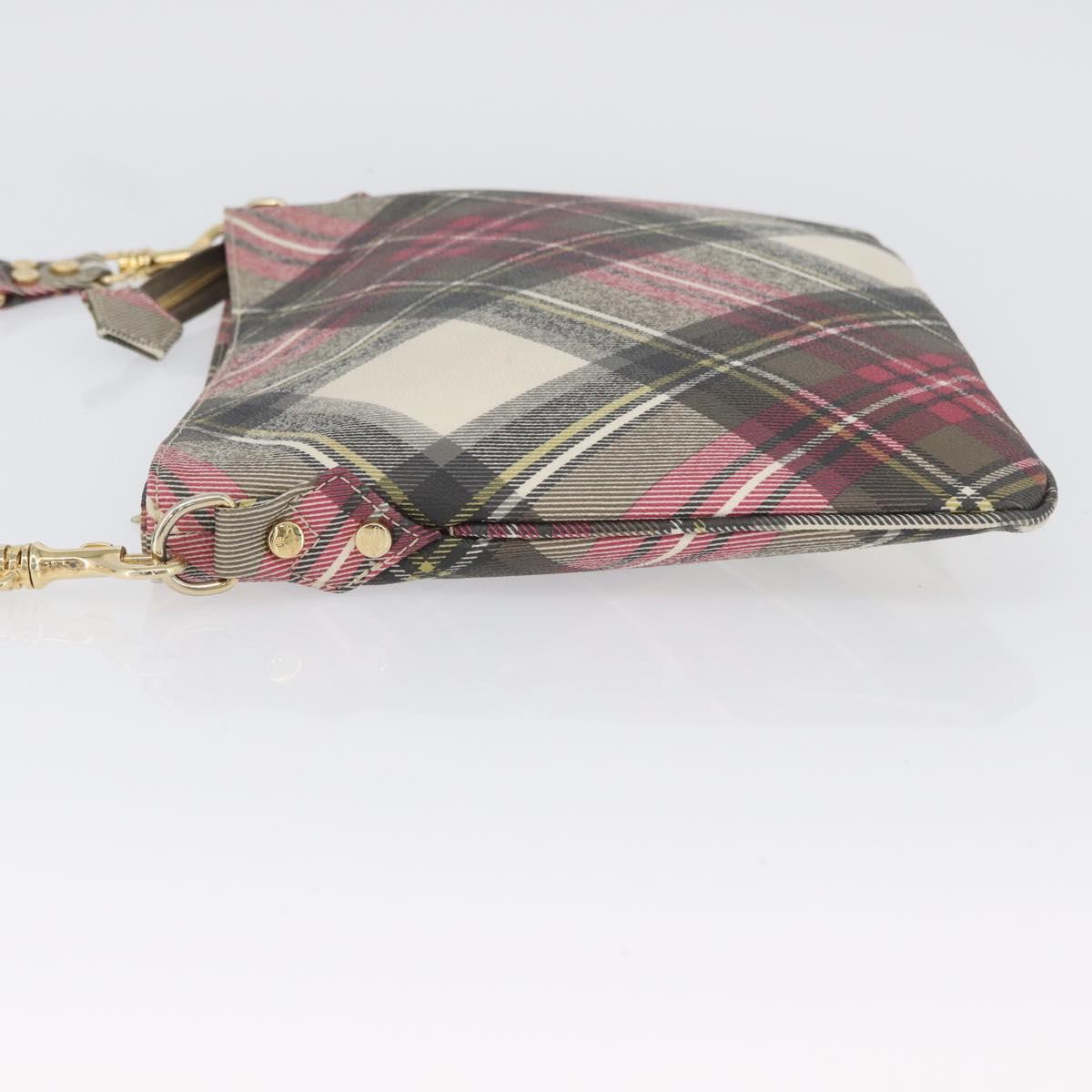 Vivienne Westwood Shoulder Bag PVC Pink Gold Auth LNZ673A