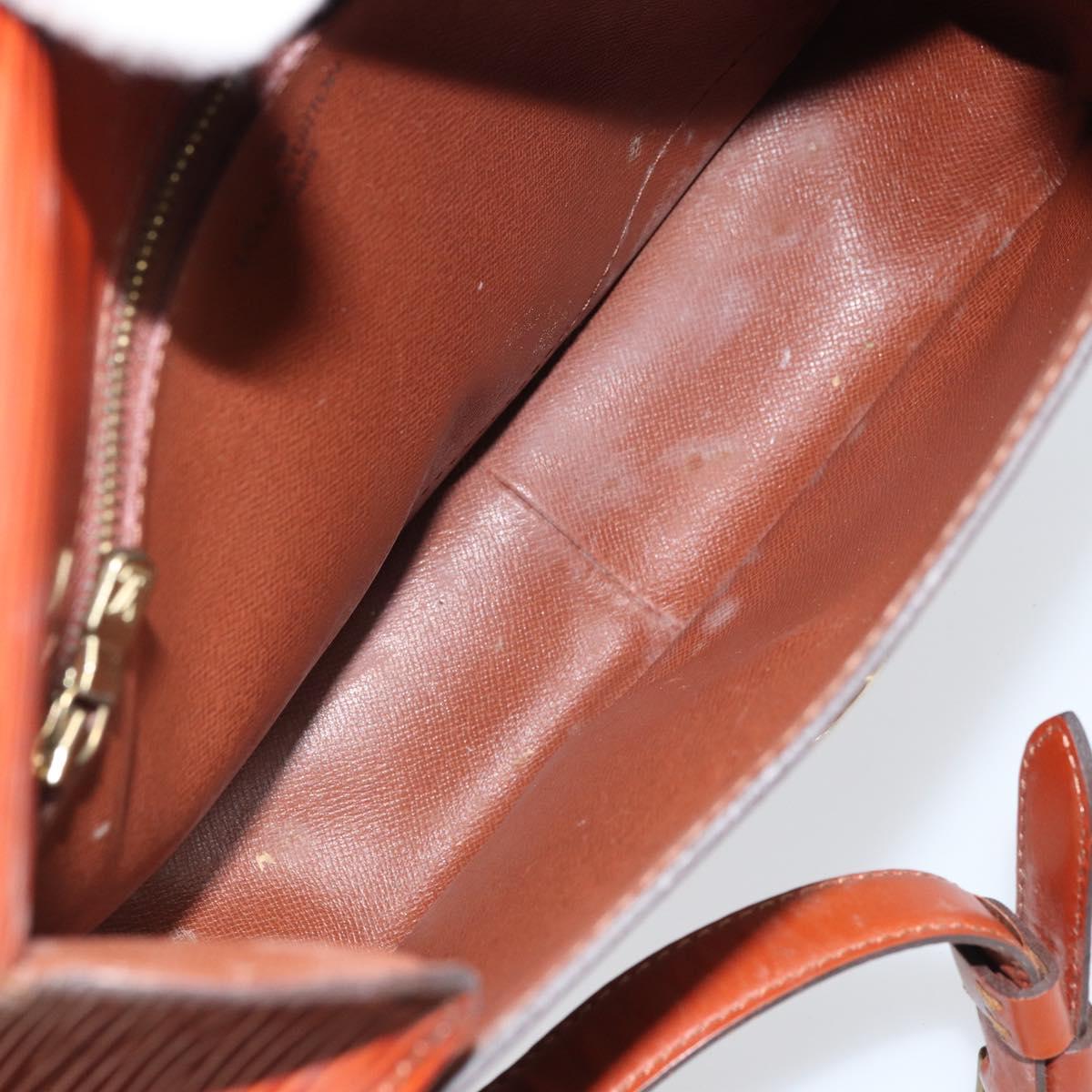 LOUIS VUITTON Epi Saint Cloud GM Shoulder Bag Brown M52193 LV Auth LNZ717