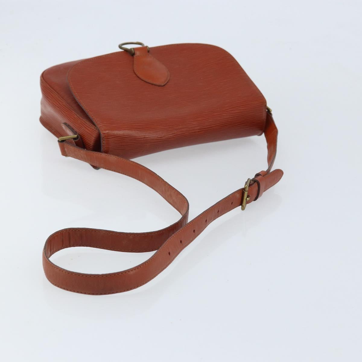LOUIS VUITTON Epi Saint Cloud GM Shoulder Bag Brown M52193 LV Auth LNZ717