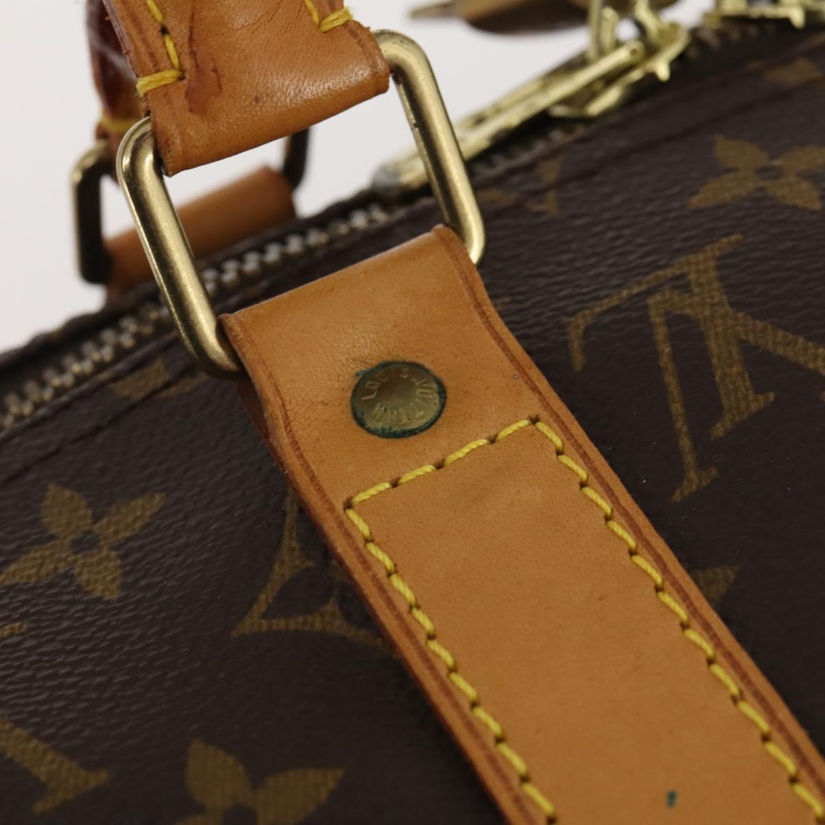 LOUIS VUITTON Monogram Keepall 50 Boston Bag M41426 LV Auth LNZ722V