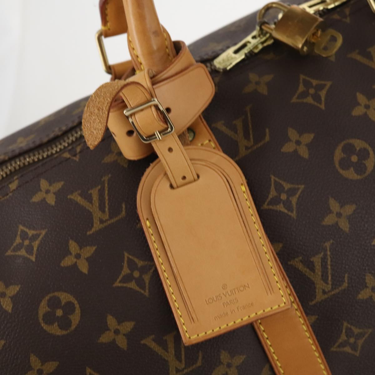 LOUIS VUITTON Monogram Keepall 50 Boston Bag M41426 LV Auth LNZ722V