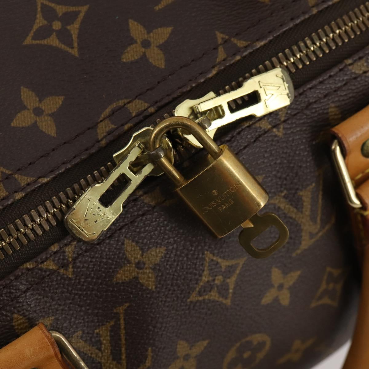 LOUIS VUITTON Monogram Keepall 50 Boston Bag M41426 LV Auth LNZ722V