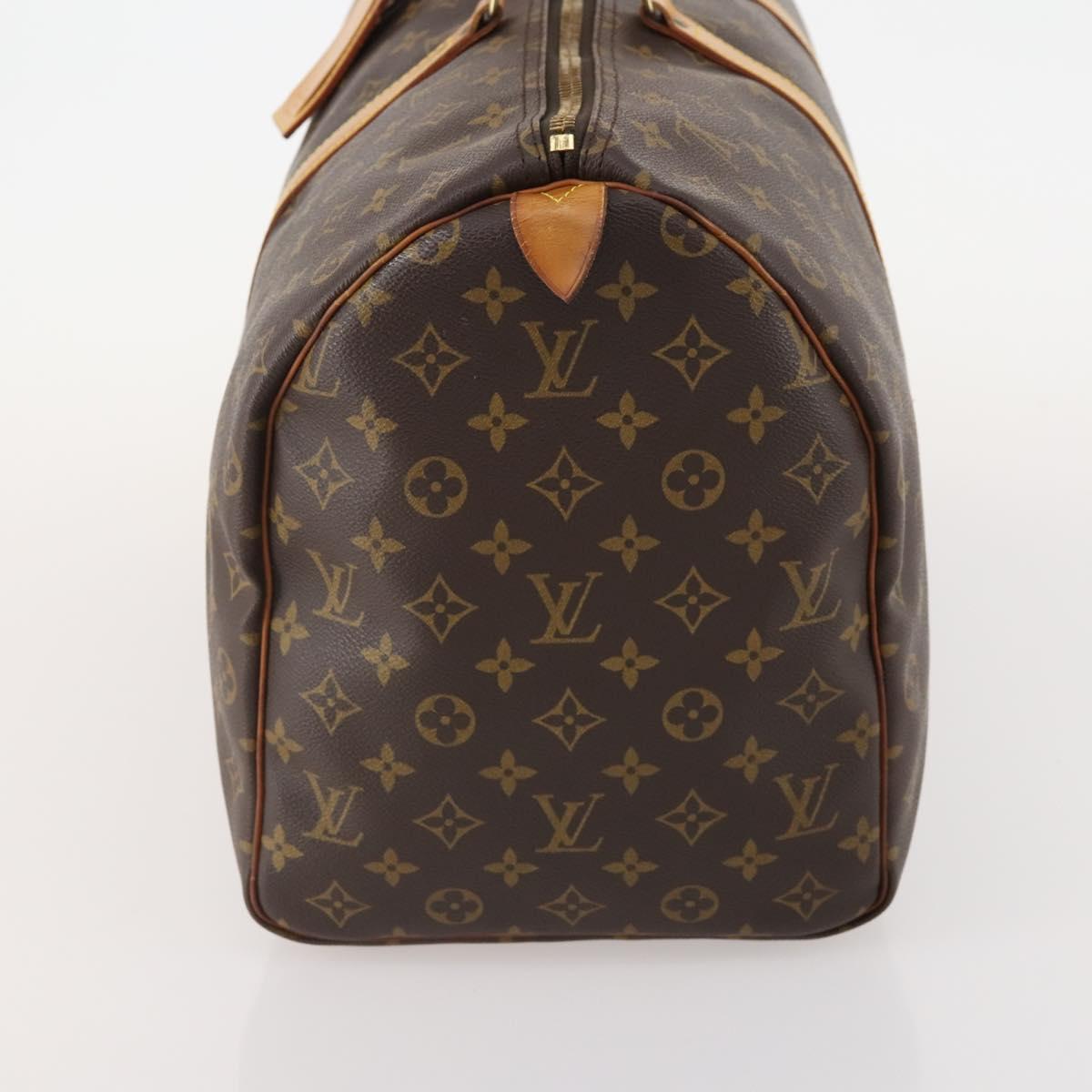 LOUIS VUITTON Monogram Keepall 50 Boston Bag M41426 LV Auth LNZ722V