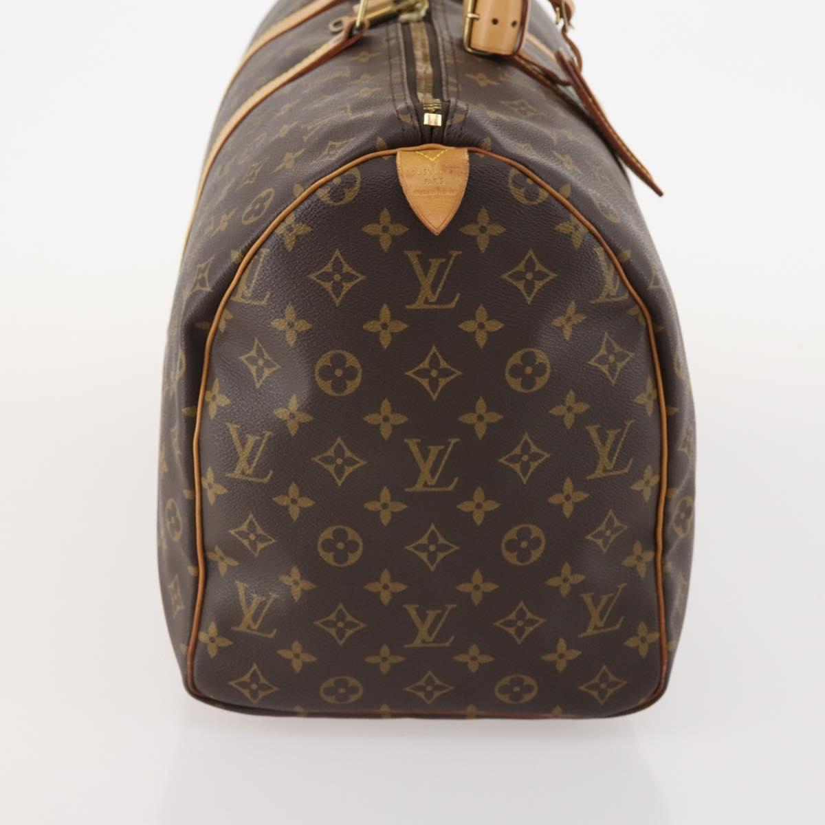 LOUIS VUITTON Monogram Keepall 50 Boston Bag M41426 LV Auth LNZ722V