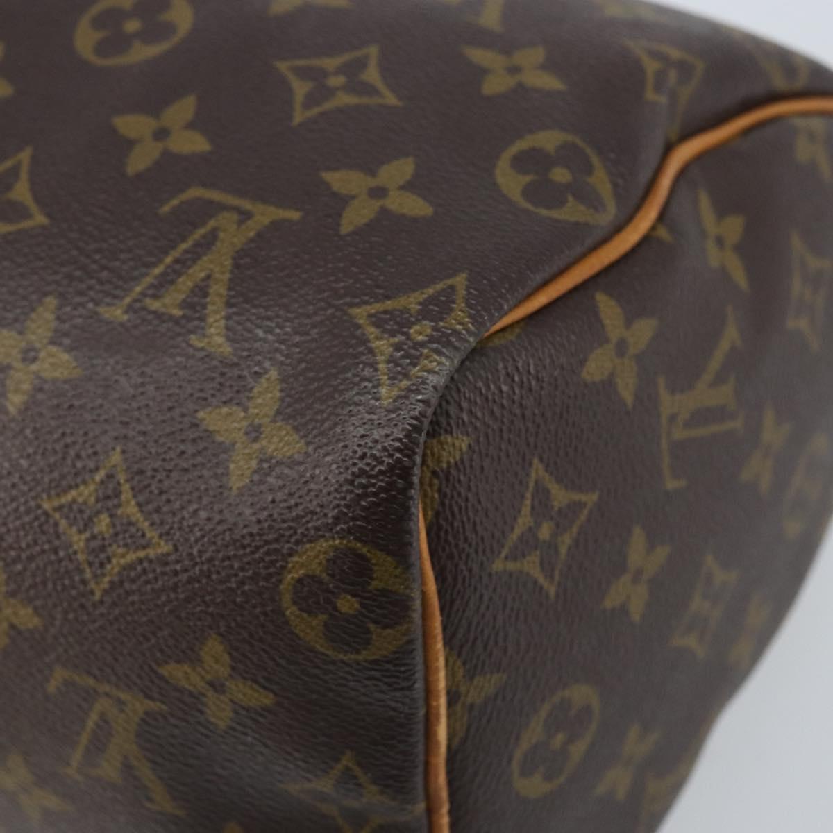 LOUIS VUITTON Monogram Speedy 25 Hand Bag M41528 LV Auth LNZ724V