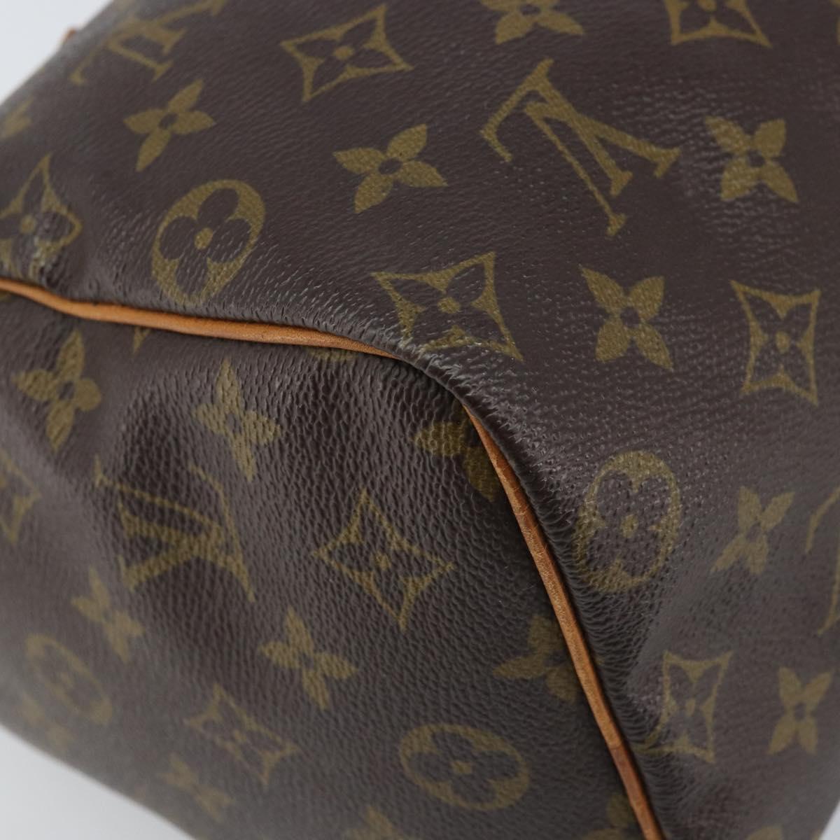 LOUIS VUITTON Monogram Speedy 25 Hand Bag M41528 LV Auth LNZ724V