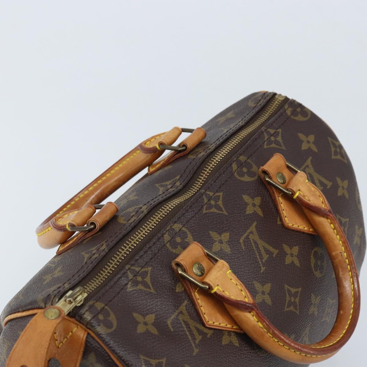 LOUIS VUITTON Monogram Speedy 25 Hand Bag M41528 LV Auth LNZ724V