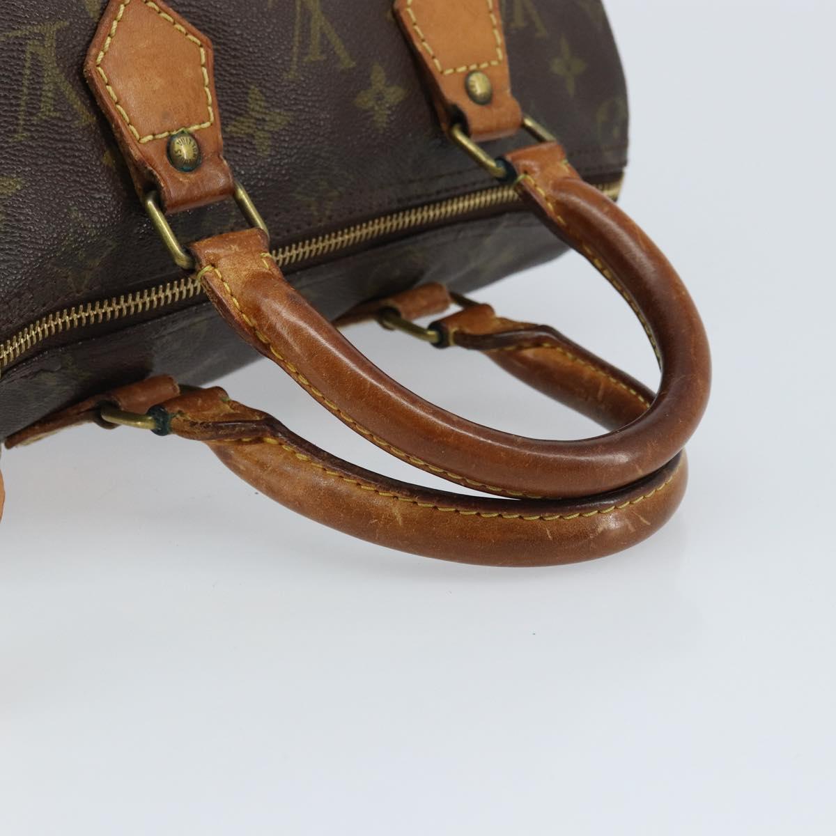 LOUIS VUITTON Monogram Speedy 25 Hand Bag M41528 LV Auth LNZ725