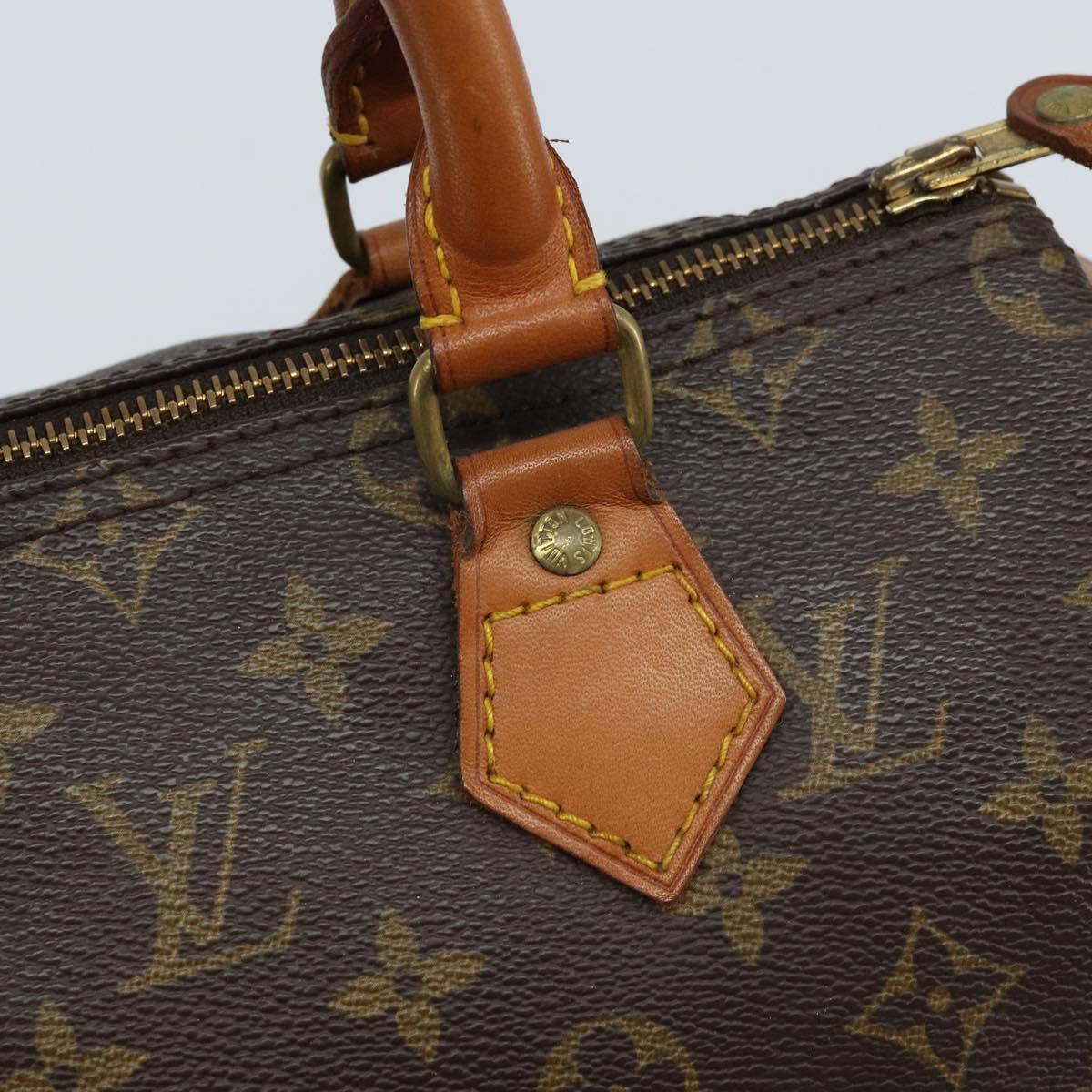 LOUIS VUITTON Monogram Speedy 25 Hand Bag M41528 LV Auth LNZ726V