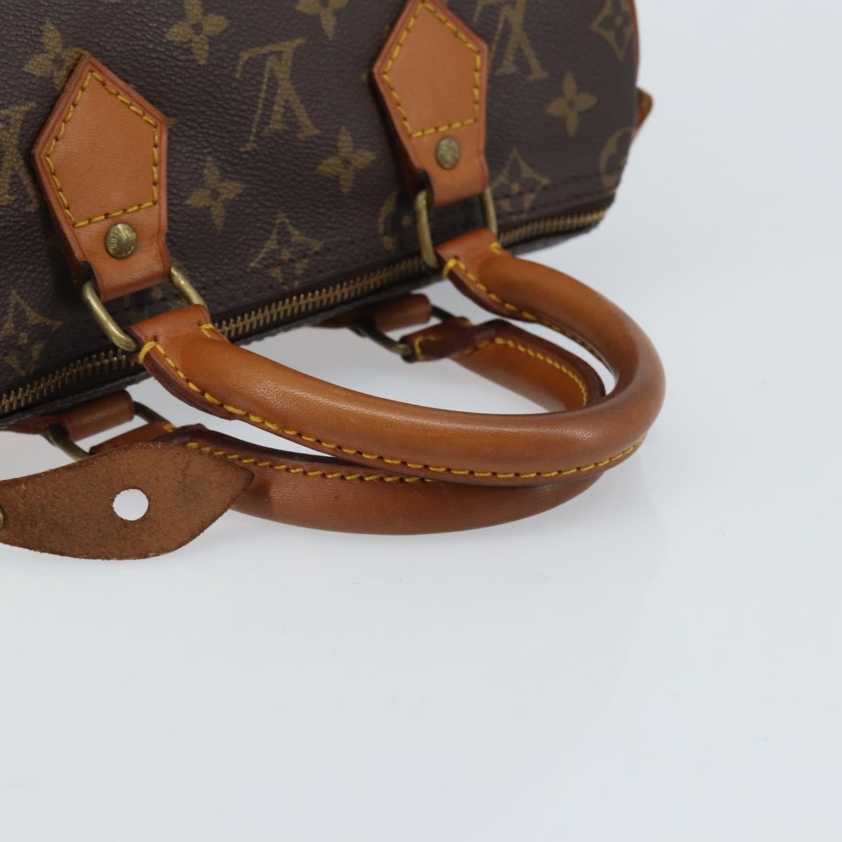 LOUIS VUITTON Monogram Speedy 25 Hand Bag M41528 LV Auth LNZ726V
