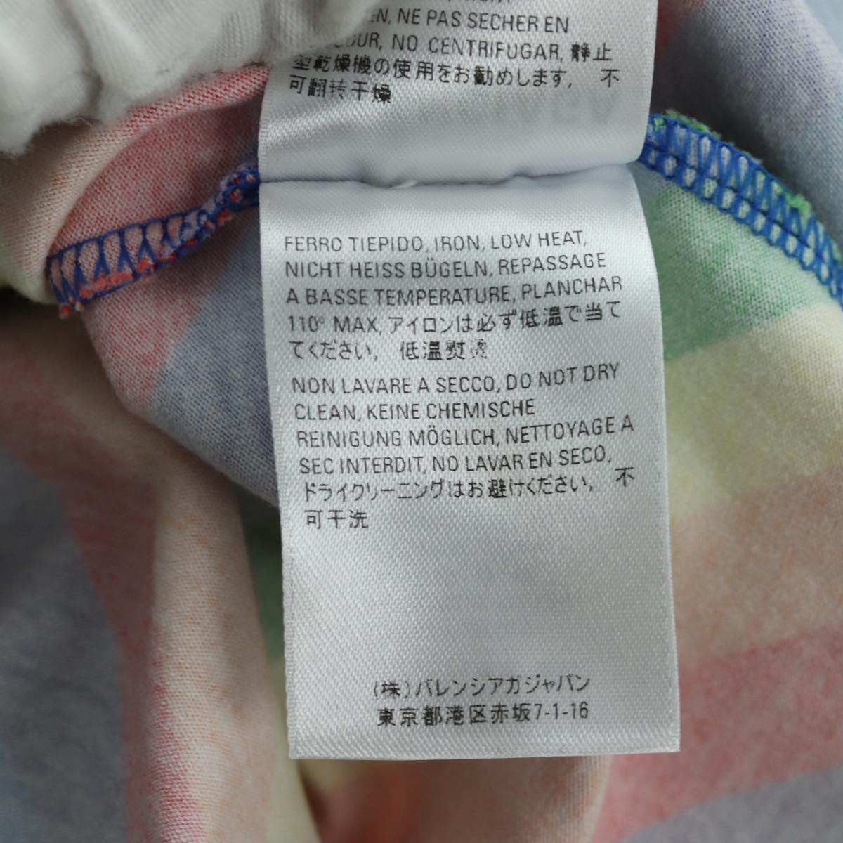 BALENCIAGA T Shirt Cotton Multicolor Auth LNZ729V