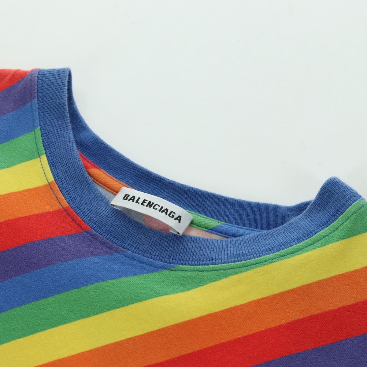 BALENCIAGA T Shirt Cotton Multicolor Auth LNZ729V